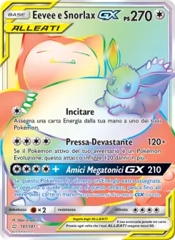 Eevee e Snorlax GX, Gioco di Squadra Nº 191 Normal