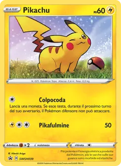 Pikachu, SPSC Promo No. SWSH039 Holo