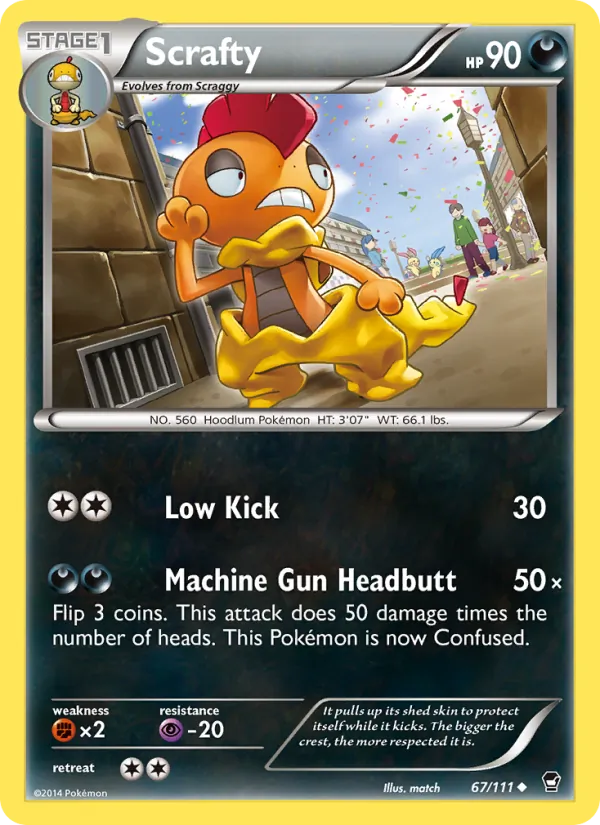 Scrafty, Furious Fists Nº 67