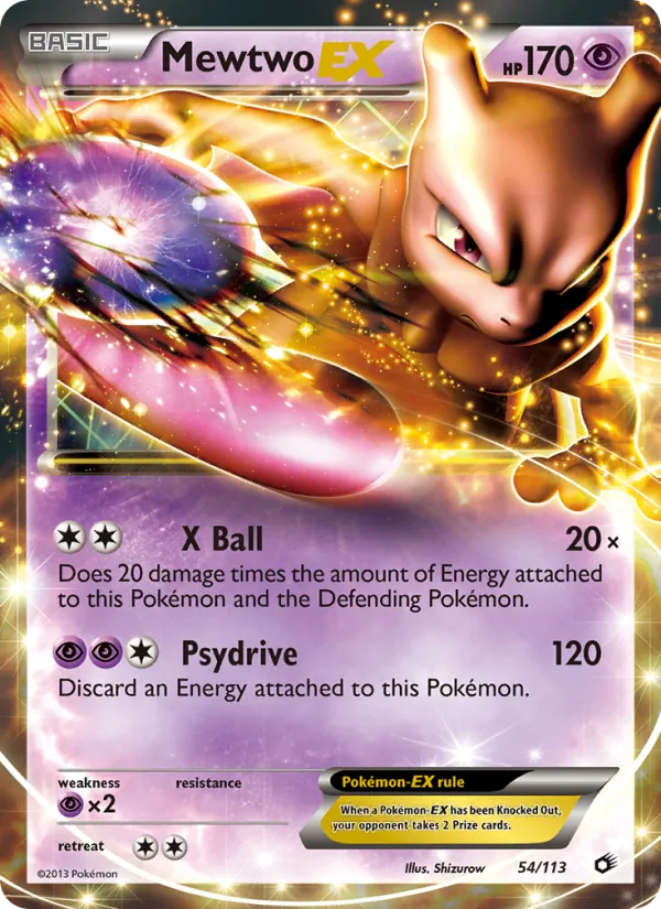 Mewtwo-EX, Legendary Treasures No. 54