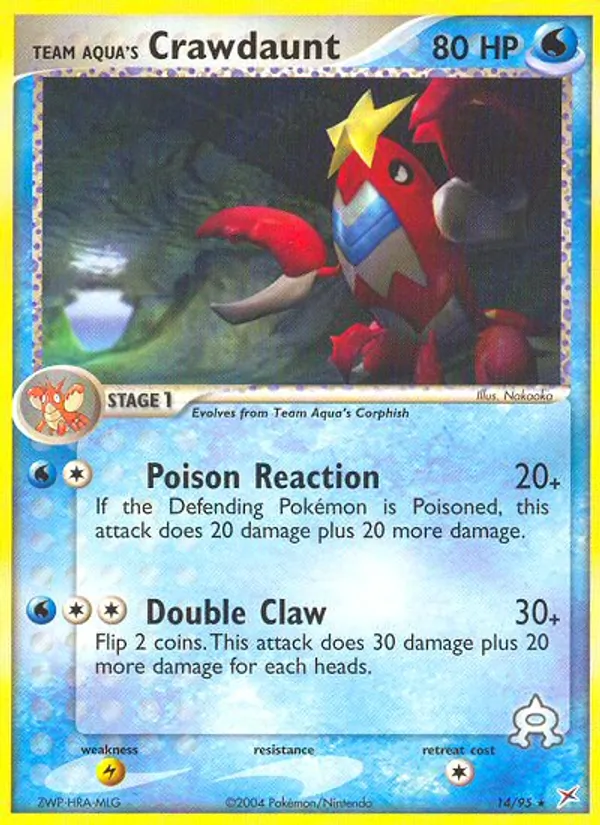 Team Aqua's Crawdaunt, Team Magma vs Team Aqua Nº 14