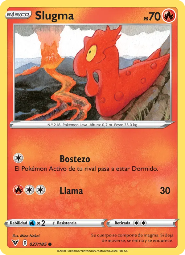 Slugma, Voltaje Vívido Nº 27