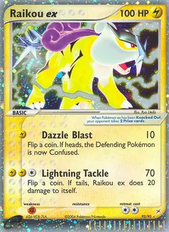 Raikou ex, Team Magma vs Team Aqua Nº 92 Holo