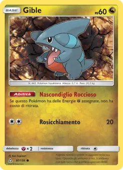 Gible, Ultraprisma Nº 97 Normal