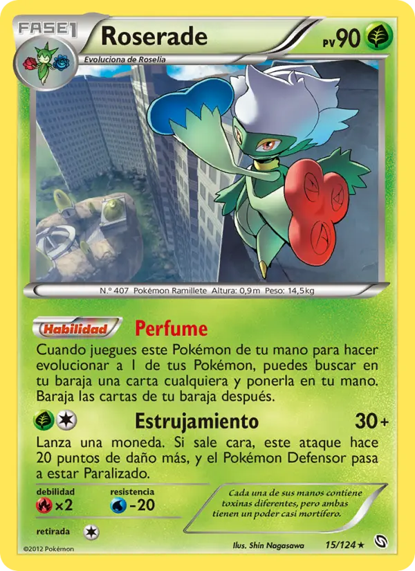 Roserade, Dragones Majestuosos No. 15