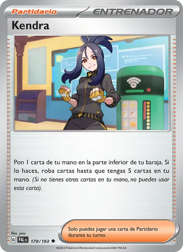 Kendra, Evoluciones en Paldea No. 179