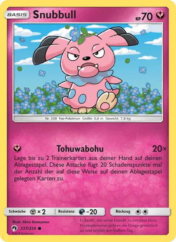 Snubbull, Echo des Donners Nº 137