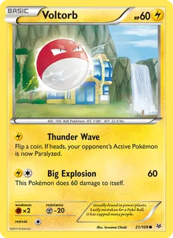 Voltorb, Roaring Skies No. 21 Normal