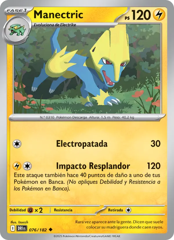 Manectric, Rivales Predestinados No. 076