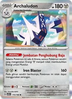 Archaludon, Bimbingan Rasi Nº 115 Normal