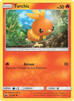 Torchic, Tormenta Celestial No. 25 Normal