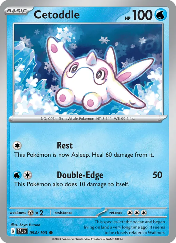 Cetoddle, Paldea Evolved Nº 054