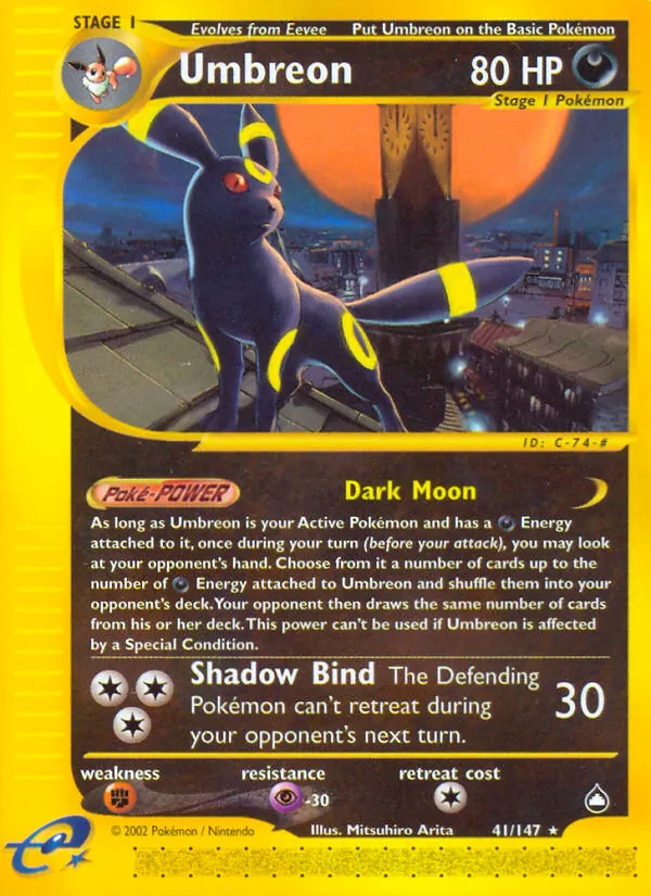 Umbreon, Aquapolis No. 41