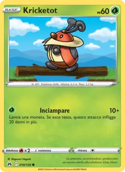 Kricketot, Zenit Regale Nº 010 Normal