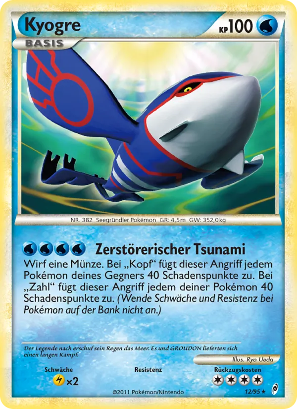 Kyogre, Ruf der Legenden Nº 12
