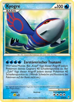 Kyogre, Ruf der Legenden No. 12 Normal