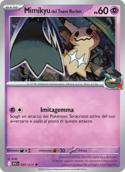 Mimikyu del Team Rocket, Ascesa Eroica Nº 097 Normal