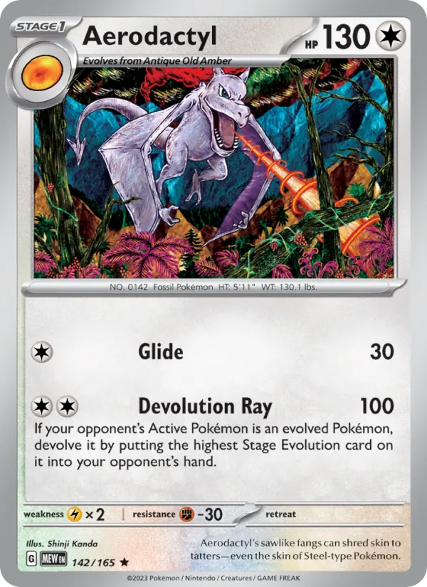 Aerodactyl, 151 Nº 142