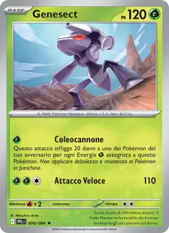 Genesect, Flamme Spettrali No. 008 Holo