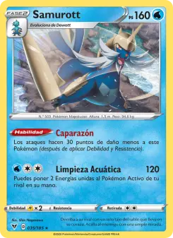 Samurott, Voltaje Vívido No. 35 Normal