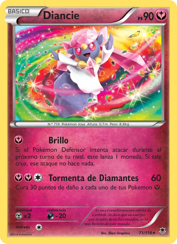 Diancie, Fuerzas Fantasmales No. 71