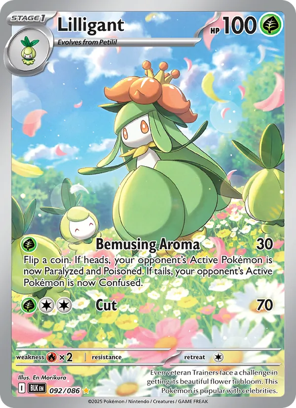 Lilligant, Black Bolt No. 092