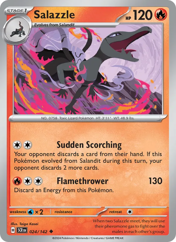Salazzle, Stellar Crown Nº 024