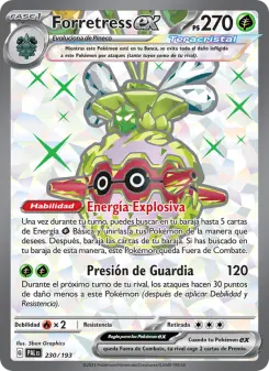 Forretress ex, Evoluciones en Paldea Nº 230 Holo