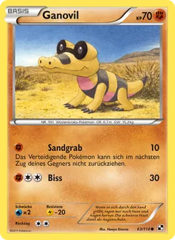 Ganovil, Schwarz & Weiß Nº 63 Normal