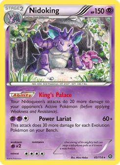Nidoking, Steam Siege Nº 45 Normal