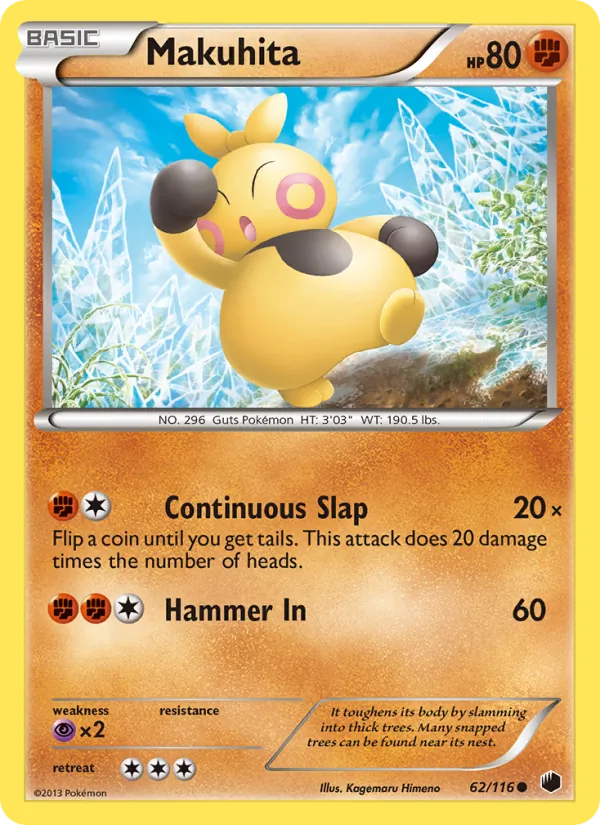 Makuhita, Plasma Freeze Nº 62