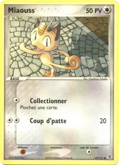 Miaouss, EX Rouge Feu & Vert Feuille No. 69 Normal