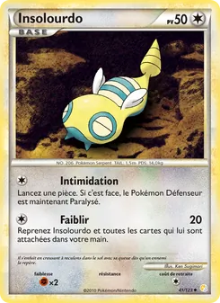 Insolourdo, HeartGold SoulSilver No. 41 Normal