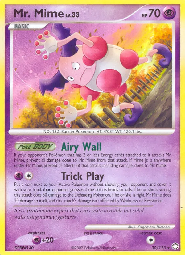 Mr. Mime, Mysterious Treasures No. 30