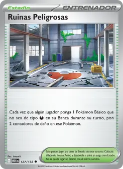 Ruinas Peligrosas, Megaevolución No. 127 Normal