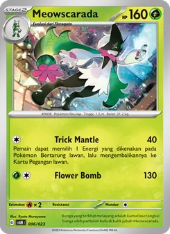 Meowscarada, Fuecoco & Ampharos ex No. 006 Normal