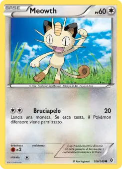 Meowth, Confini Varcati No. 106 Normal