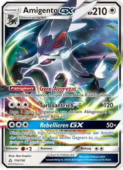 Amigento GX, Ultra-Prisma Nº 116 Normal