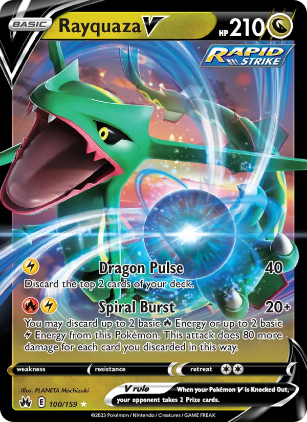Rayquaza V, Crown Zenith No. 100