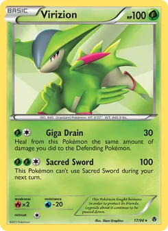 Virizion, Emerging Powers No. 17 Normal