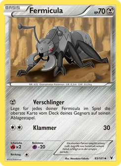 Fermicula, Königliche Siege No. 83 Normal