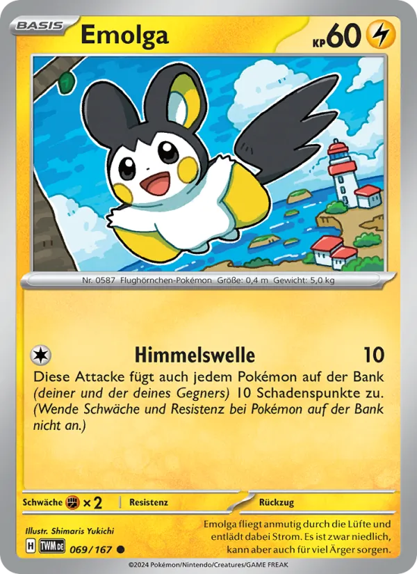 Emolga, Maskerade im Zwielicht No. 069