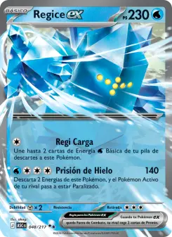 Regice ex, Héroes Ascendentes Nº 048 Holo