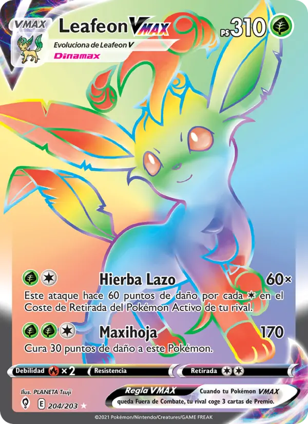 Leafeon VMAX, Cielos Evolutivos No. 204
