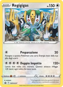Regigigas, SPSC Promo No. SWSH247 Normal