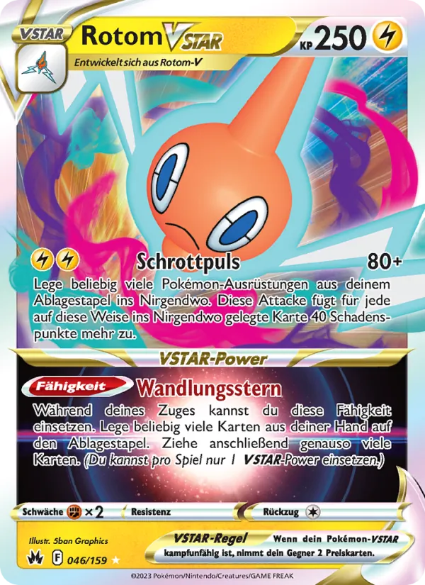 Rotom VSTAR, Zenit der Könige No. 046