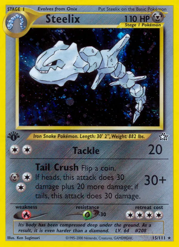 Steelix, Neo Genesis Nº 15