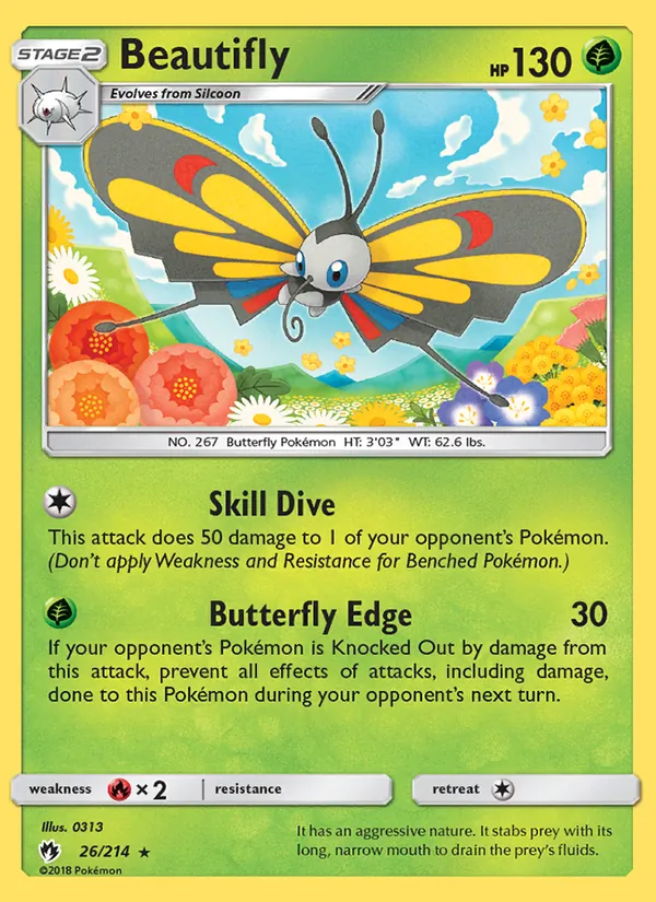 Beautifly, Lost Thunder Nº 26