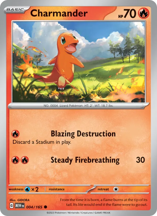Charmander, 151 No. 004