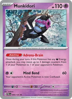Munkidori, Prismatic Evolutions Nº 044 Holo